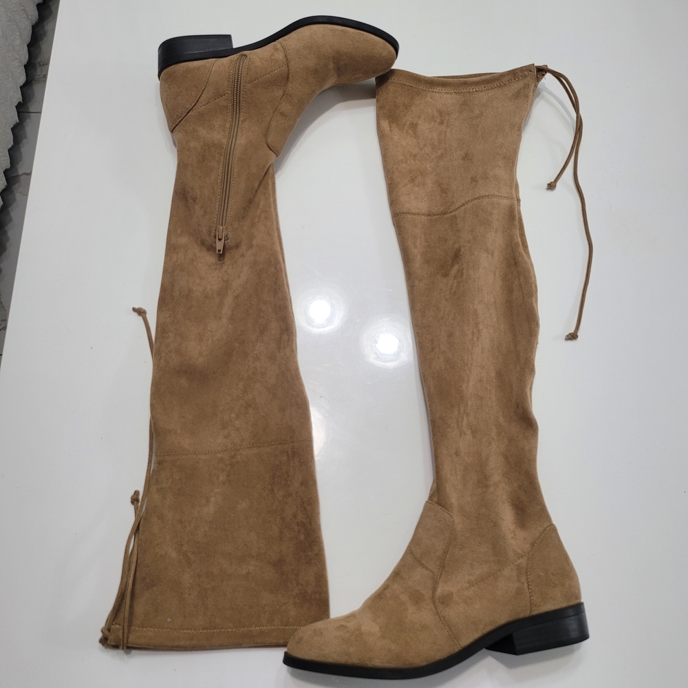 Camel Over-the-Knee Boots By Forever 21 Size 37